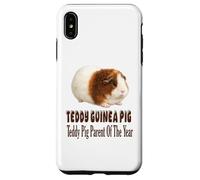 Custodia per iPhone XS Max Teddy Guinea Pig Genitore dell'anno, grazioso design Cavy
