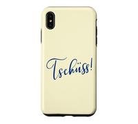 Custodia per iPhone XS Max Tedesco Arrivederci Germania Tschüss Addio