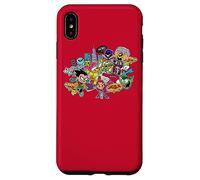 Custodia per iPhone XS Max Teen Titans Go! Pizza War!