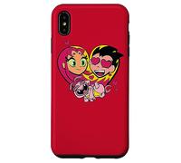 Custodia per iPhone XS Max Teen Titans Go! Starfire and Robin