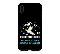 Custodia per iPhone XS Max Telemark Skiing Squats Should Be Scenic