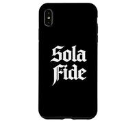 Custodia per iPhone XS Max Teologia Riformata Sola Fide Faith Alone Christian Design