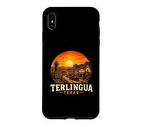 Custodia per iPhone XS Max Terlingua Ghost Town Vintage Deserto Scena