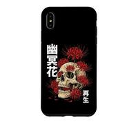 Custodia per iPhone XS Max Teschio Giglio Ragno Giapponese Giappone
