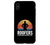 Custodia per iPhone XS Max Tetti Lavoriamo Dove Gli Altri Non Stanno