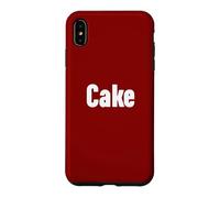Custodia per iPhone XS Max That Says Cake Shirt - Un design che dice torta