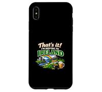 Custodia per iPhone XS Max That's It I'm Moving to Ireland Divertente Umorismo irlandese di viaggio