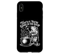 Custodia per iPhone XS Max Thats It Youre Going In The Soup Divertente Rana Umorismo
