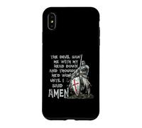 Custodia per iPhone XS Max The Devil Saw Me With My Head Down Thought He'D Won Knights