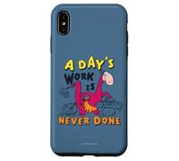 Custodia per iPhone XS Max The Flintstones Dino A Day's Work Is Never Done