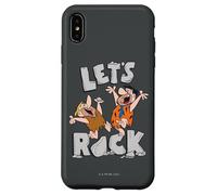 Custodia per iPhone XS Max The Flintstones Fred Barney Let's Rock