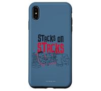 Custodia per iPhone XS Max The Flintstones Fred Barney Stacks on Stacks