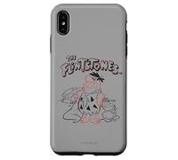 Custodia per iPhone XS Max The Flintstones Fred with Sleeping Dino