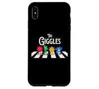 Custodia per iPhone XS Max The Giggles Playful Characters Crossing Together