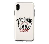 Custodia per iPhone XS Max The Grave, croce della risurrezione cristiana, arte heavy metal