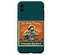 Custodia per iPhone XS Max The Holy Trinity Compression Fuel Spark Keep Faith Running
