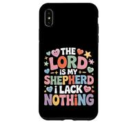 Custodia per iPhone XS Max The Lord Is My Shepherd I Lack Nothing Church Strength -