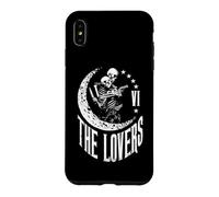Custodia per iPhone XS Max The Lovers Tarocchi Scheletro Luna Mezzaluna Fuorilegge Gotico