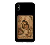 Custodia per iPhone XS Max The Lovers Tarot Card Scrapbook Design