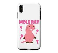 Custodia per iPhone XS Max The Mole Rat - Simpatico disegno di opera d'arte digitale