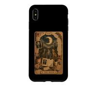 Custodia per iPhone XS Max The Moon Tarot Card Scrapbook Design