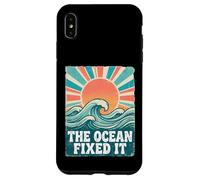 Custodia per iPhone XS Max The Ocean Fixed It Retro Beach Waves Sun