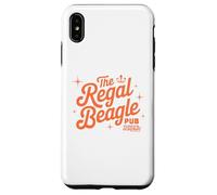 Custodia per iPhone XS Max The Regal Beagle Pub Vintage Three's Company Logo