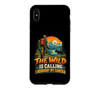 Custodia per iPhone XS Max The Wild Is Calling I Brought My Camera Foto