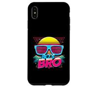 Custodia per iPhone XS Max This Is My 80s Bro Costume Party The Sun con occhiali da sole