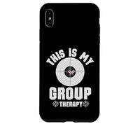Custodia per iPhone XS Max This Is My Group Therapy Cool Pro Gun Range Shooting Lovers