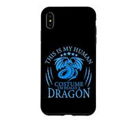 Custodia per iPhone XS Max This Is My Human Costume I'm Really A Dragon Funny Dragons