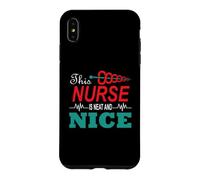 Custodia per iPhone XS Max This Nurse Is Neat And Nice Funny Nursing Nurses