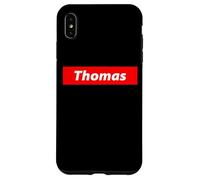 Custodia per iPhone XS Max Thomas Logo Gift or Costume For Boys and Men Named Tom