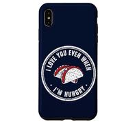 Custodia per iPhone XS Max Ti amo anche quando ho fame Taco Valentine