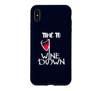 Custodia per iPhone XS Max Time To Wine Down - Sorseggiare, rilassare, ripetere! Bere sarcastico