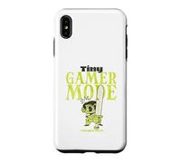 Custodia per iPhone XS Max Tiny Gamer Mode Retro Video Game Player Kids Adventure