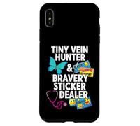 Custodia per iPhone XS Max Tiny Vein Hunter Bravery Sticker Dealer Pediatric Nurse