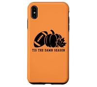 Custodia per iPhone XS Max Tis the Damn Season Football Fall Touchdown Game Day Sports