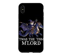 Custodia per iPhone XS Max Tism M'Lord Wizard Cat Dragon Medieval Fantasy