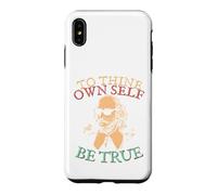 Custodia per iPhone XS Max To Thine Own Self Be True.. Shakespeare in Sunglasses Hamlet