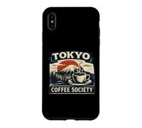 Custodia per iPhone XS Max Tokyo Coffee Club Amante del caffè giapponese Caffè retrò