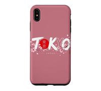 Custodia per iPhone XS Max TOKYO GIAPPONE ORIZZONTALE ESTETICO SAKURA CILIEGIO SOLE