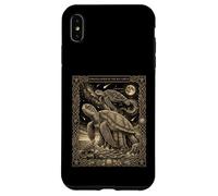Custodia per iPhone XS Max Totem delle carte dei tarocchi delle tartarughe marine celesti