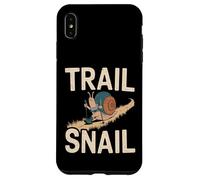 Custodia per iPhone XS Max Trail Snail - Divertente gioco di parole