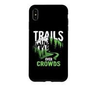 Custodia per iPhone XS Max Trails Over Crowds Trekking Lento Natura Calma