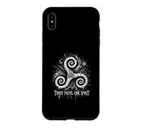 Custodia per iPhone XS Max Tre sentieri Uno Spirito Celtico Triskelion