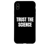 Custodia per iPhone XS Max Trust the Science Equality Pride Trans Rights Graphic Tee