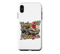 Custodia per iPhone XS Max Tu sei vecchio ma io sono una classica muscle car degli anni '60