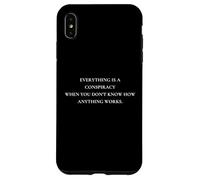 Custodia per iPhone XS Max Tutto è una cospirazione quando non sai nulla