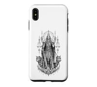 Custodia per iPhone XS Max Tyr Norse War Justice Wolf Rune Mitologia Opera d'arte
